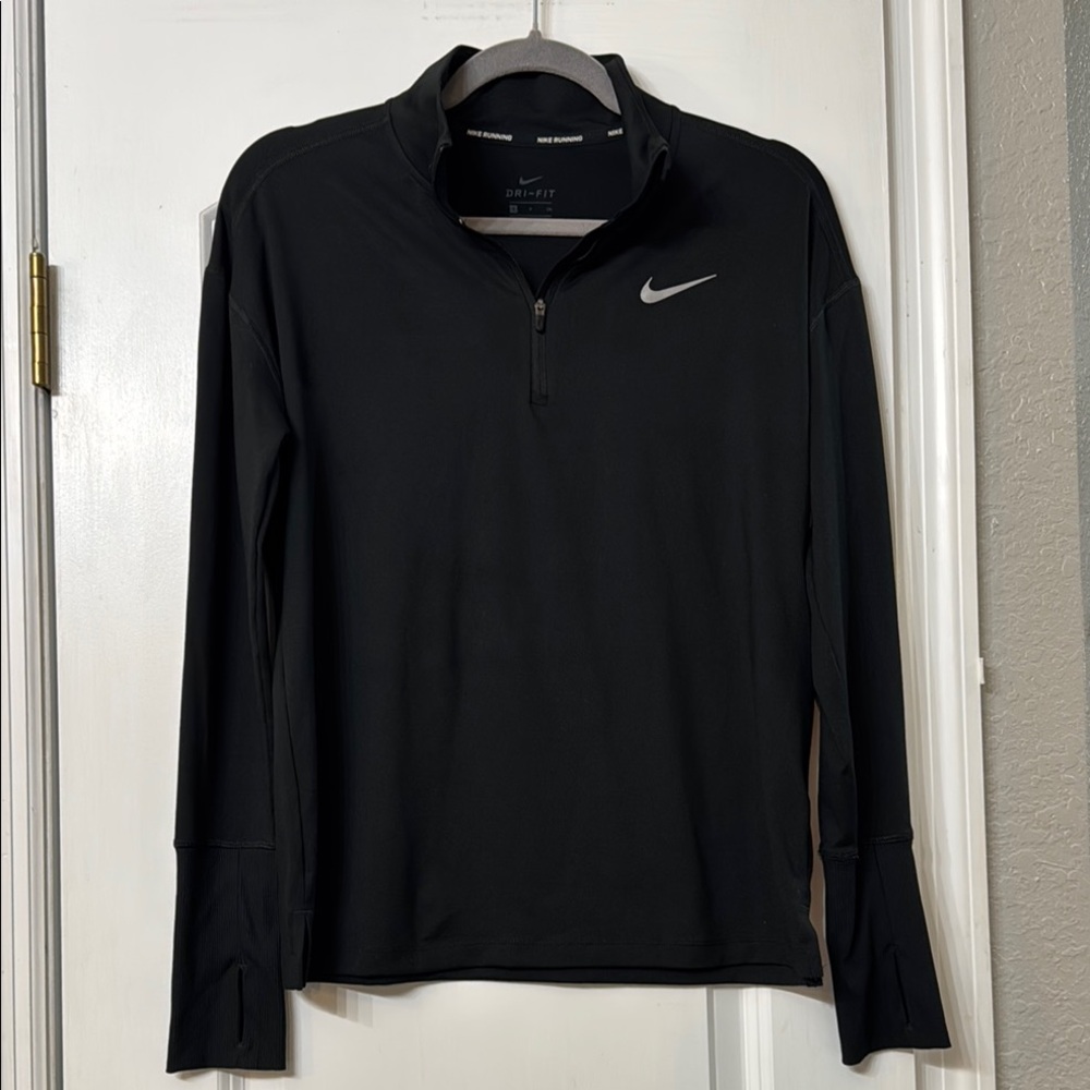 Men’s Nike Black Running Dri-FIT Quarter-Zip Top